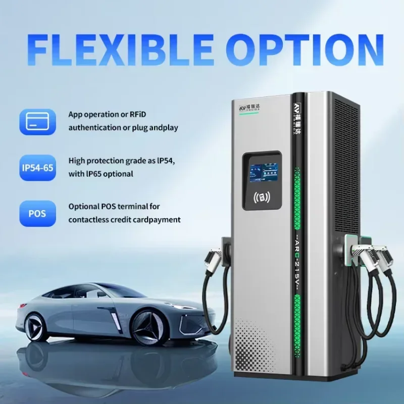 Коммерческая зарядная станция Smart 3 Gun Ccs Dc Ev Charger Station 60Kw 80Kw 120Kw 240Kw Fast Car Public Charging
