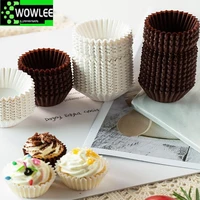 1000pc mini size 2 5cm chocalate paper liners baking muffin cake cupcake cases solid color cake decoration accessories cake mold