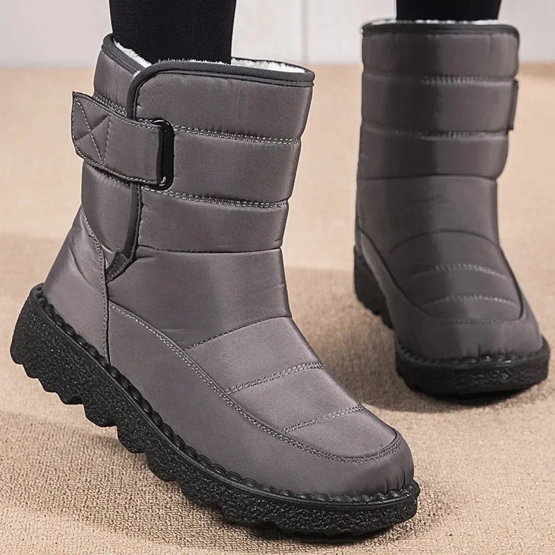 

Женские ботинки, супертеплые зимние Ботинки на каблуке, зимние ботинки, резиновые ботинки, меховые ботинки, женские короткие ботинки, женская зимняя обувь
