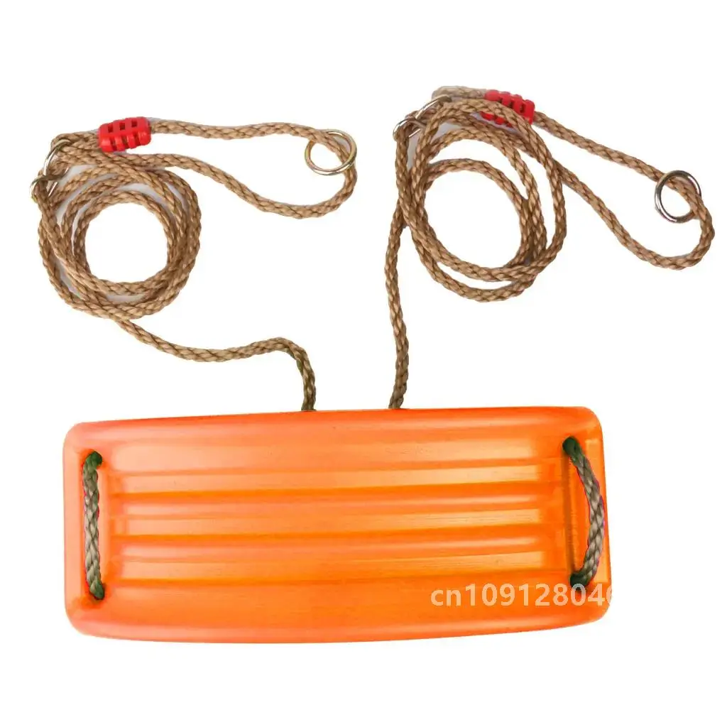 Набор уличных качелей толщиной 4 см с регулируемыми веревками для парка сада