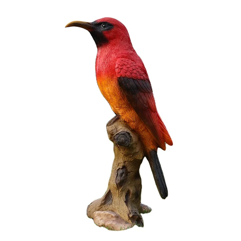 

Custom Outdoor Decor Rresin Sculpture Fiberglass Animal Life Size Statue Ornament For Home Decoration