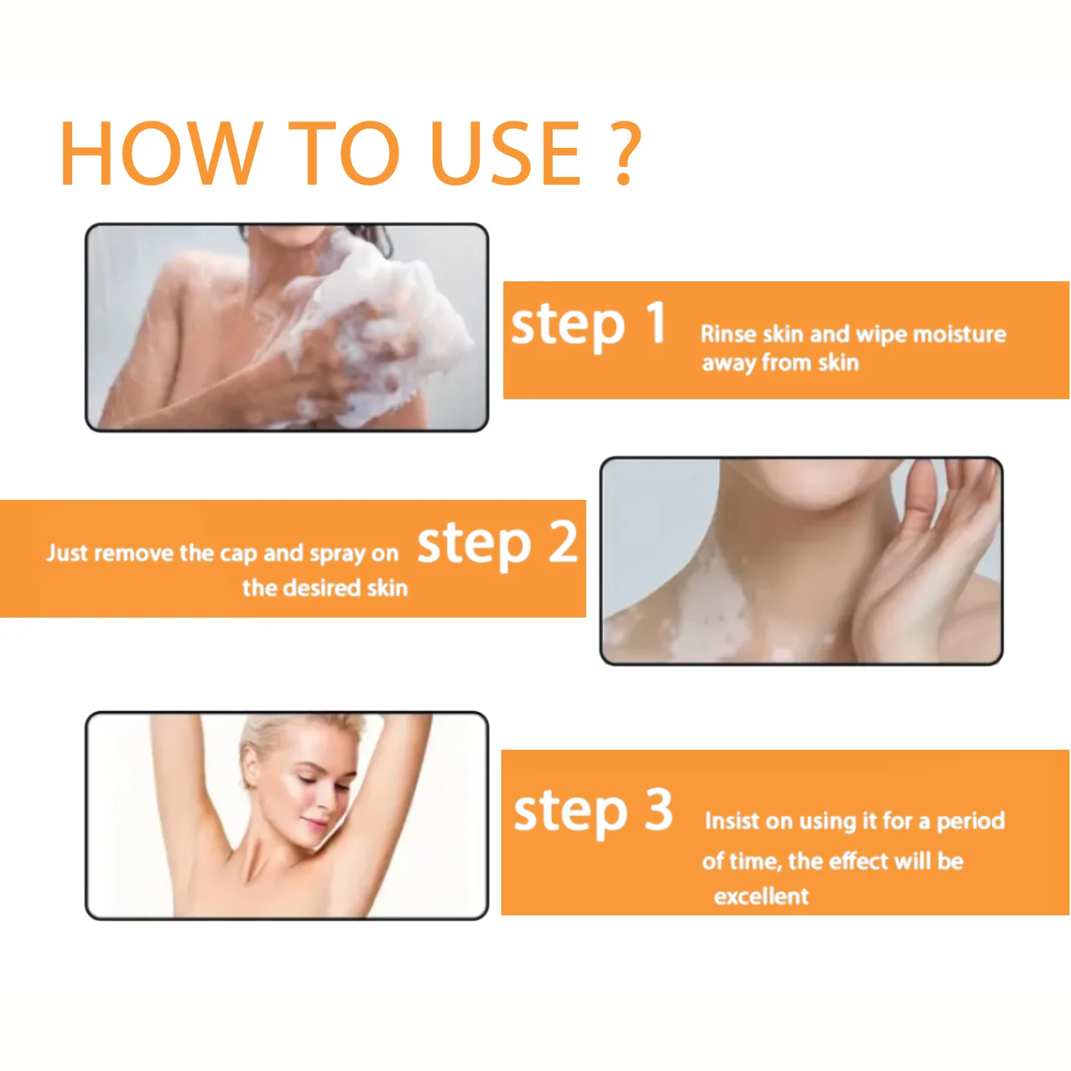 Отбеливающий спрей для тела BB