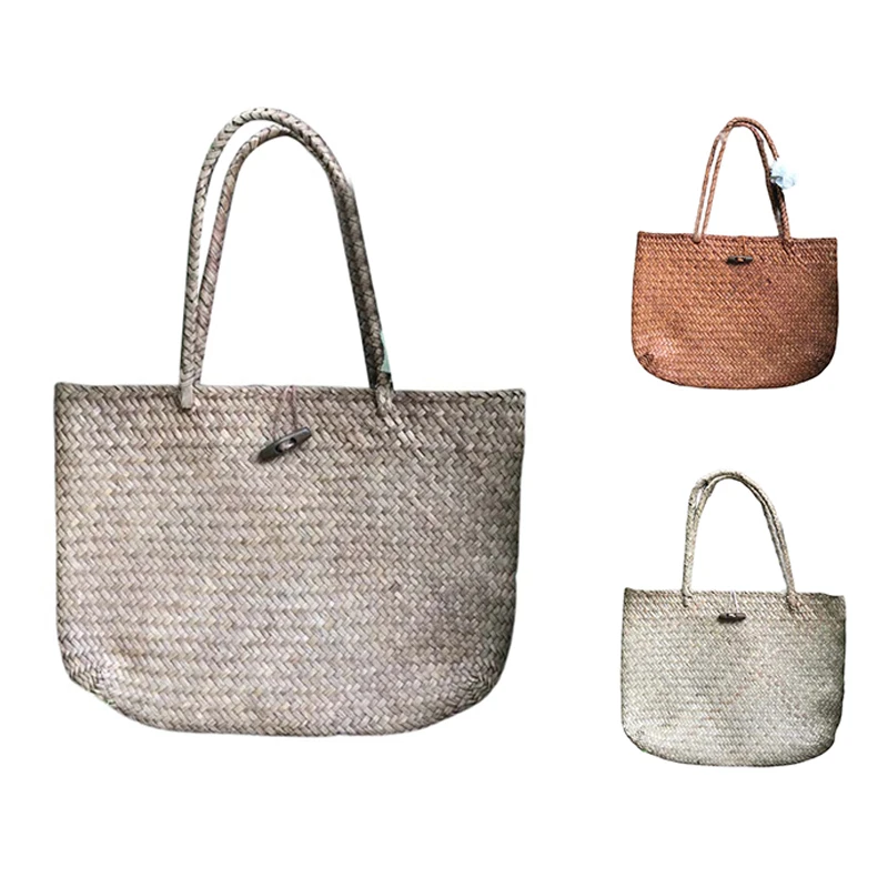 

Fashion Straw Women's Bags Shoulder Handbags Beach Bags Cosmetic Storage Bags