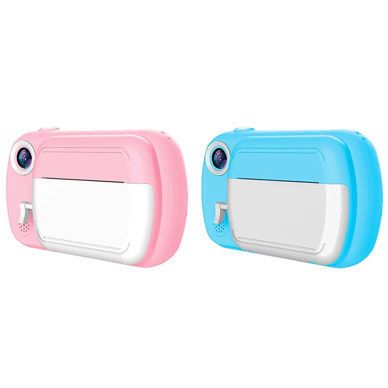 

Камера Мгновенной Печати для детей 1080P 3,5 дюймовый цветной экран Цифровая видеокамера с бумажной пленкой и SD-картой 32 Гб