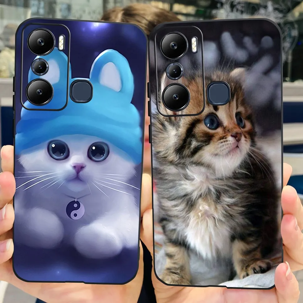 Для Infinix Hot 20 4G 20I 20S Play чехол Модная Мягкая силиконовая задняя крышка телефона из