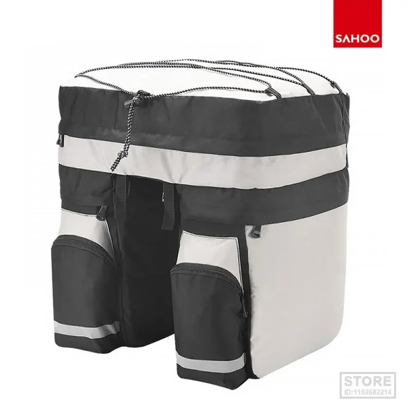 Сумка-переноска Sahoo для велосипеда 60 л с чехлом от дождя