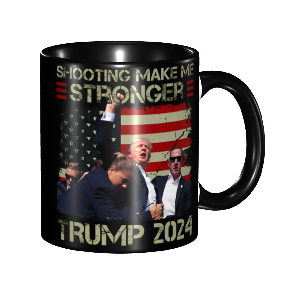 2024 стрельба Трампа делает меня сильнее Merch кофейные кружки новинка поддержка для