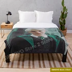 Флисовое одеяло draco malfoy с мультяшным принтом, детское теплое одеяло для кровати, одеяло для новорожденных и взрослых