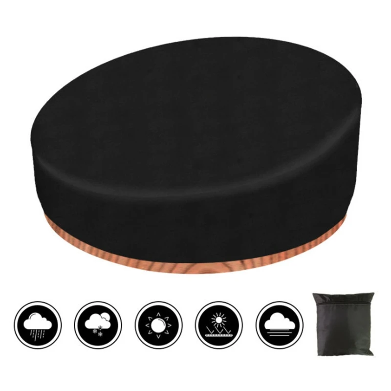 

Y1QB 90in Heavy Duty Waterproof Daybed Cover Outdoor Round Canopy Daybed Sofa Cover