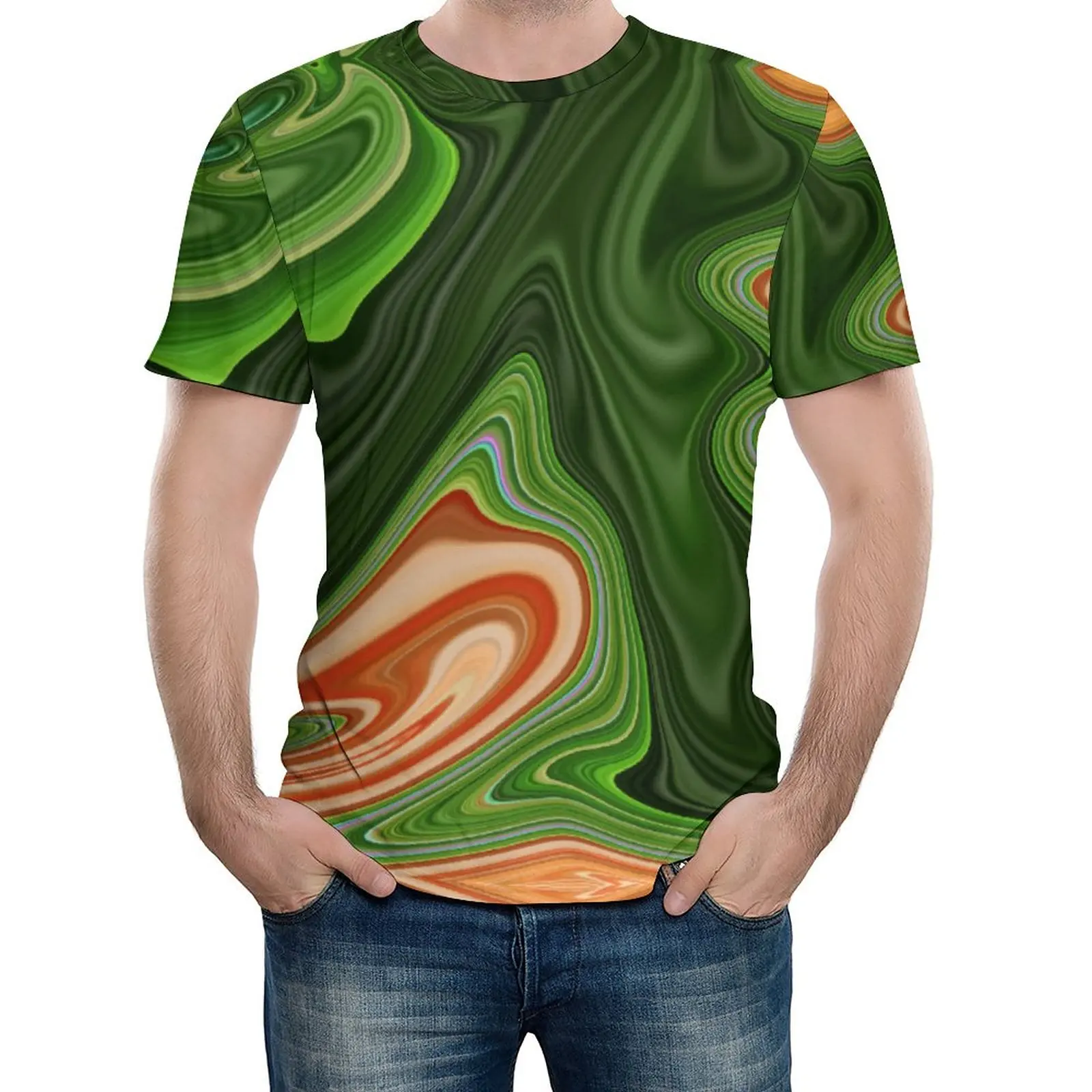 

Tie Dye Black And White Design Tie Dye Unique T-shirts High Grade Fitness Eur Size