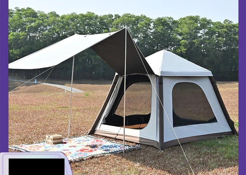 Навес брезентовый водонепроницаемый 2-в-1 на 3-4 человека автоматическая уличная