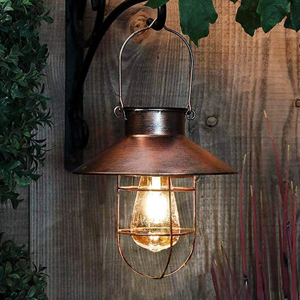 

Solar Lantern Outdoor Tungsten Lamp Waterproof Light Backyard Emergency