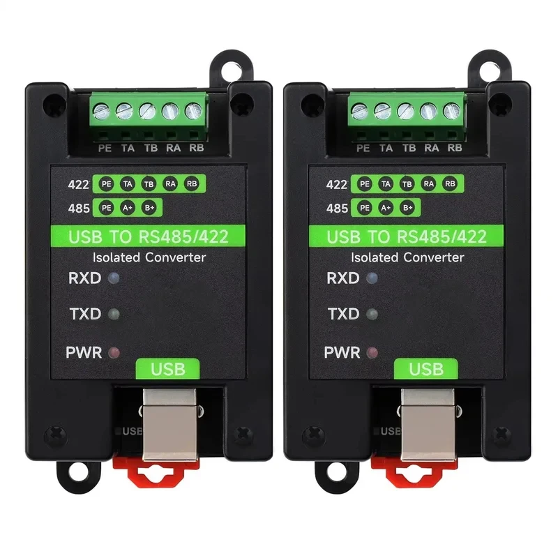 Фото Промышленный преобразователь USB в RS485/422 с чипами FT232RNL и SP485EEN, различные схемы подключения №1