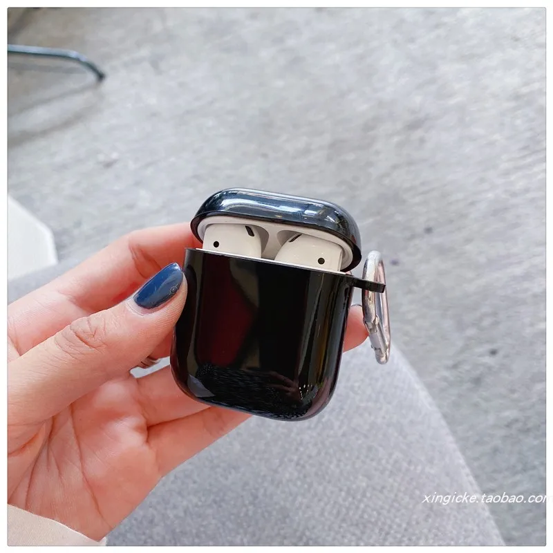 Простой однотонный силиконовый чехол для наушников AirPods 1 2 3 Pro / 2/3 зарядного