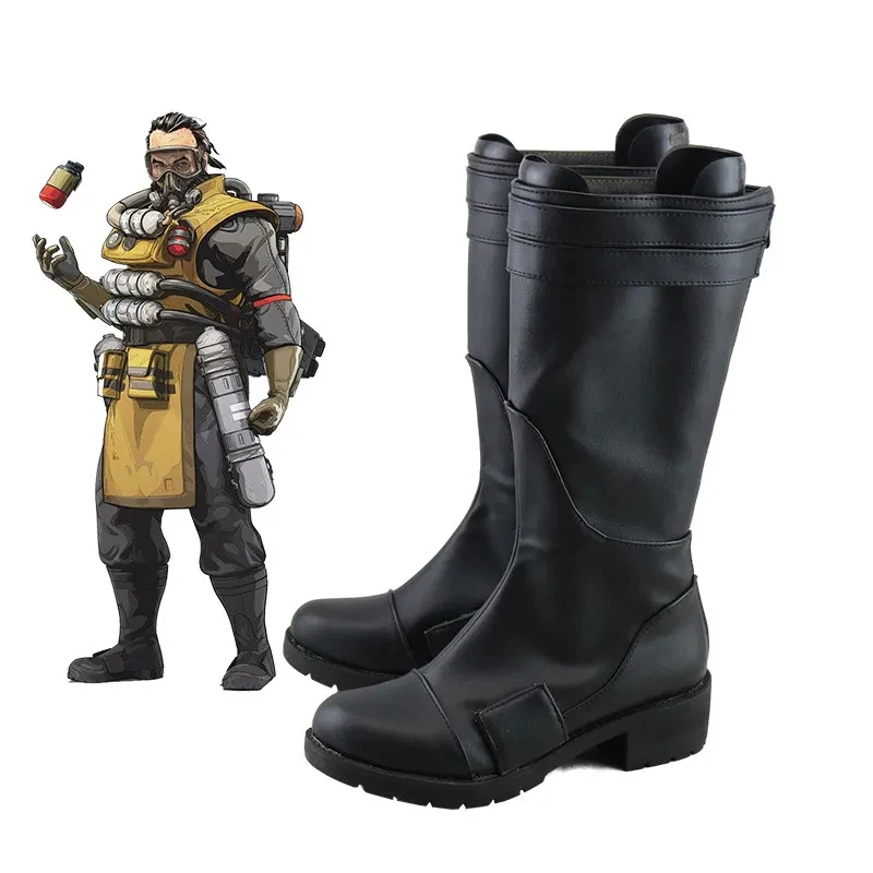 Фото Обувь для косплея по игре/аниме Apex Legends: Ботинки Caustic, аксессуары и реквизит для костюма на Хэллоуин №3