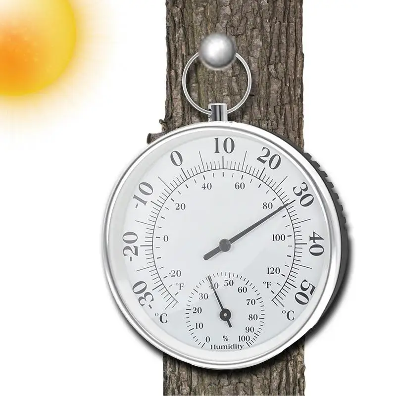 

Wall Mounted Room Thermometer Humidity Temperature And Humidity Meter For Sauna Temperature Gauge For Home Office Outdoor