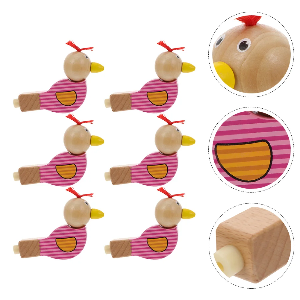 

6pcs Funny Creative Party Whistle Bird Whistle Whistle for Kids Toddler Child