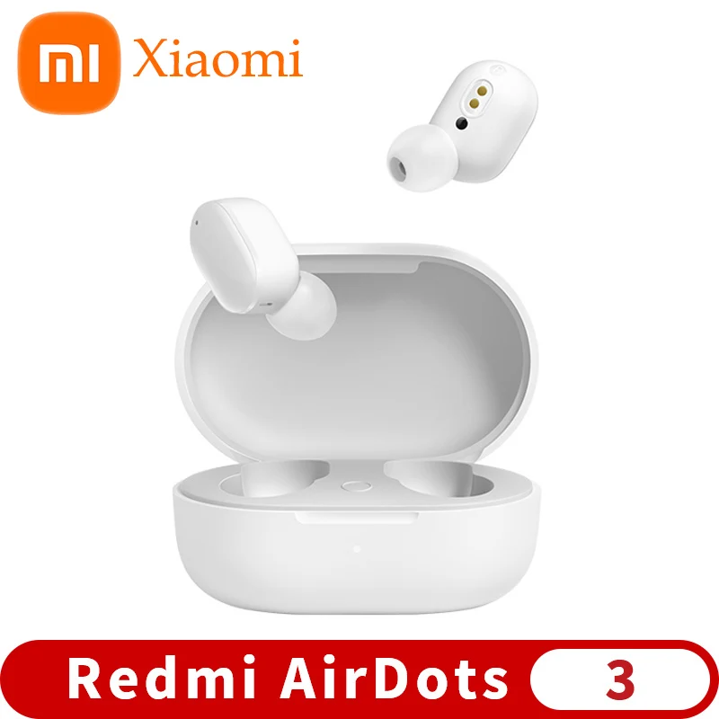 

Xiaomi Redmi AirDots 3 Mi True Wireless Bluetooth 5.2 Earphone Stereo Auto Link Smart Wear Apt-X Adaptive Touch Control Headset