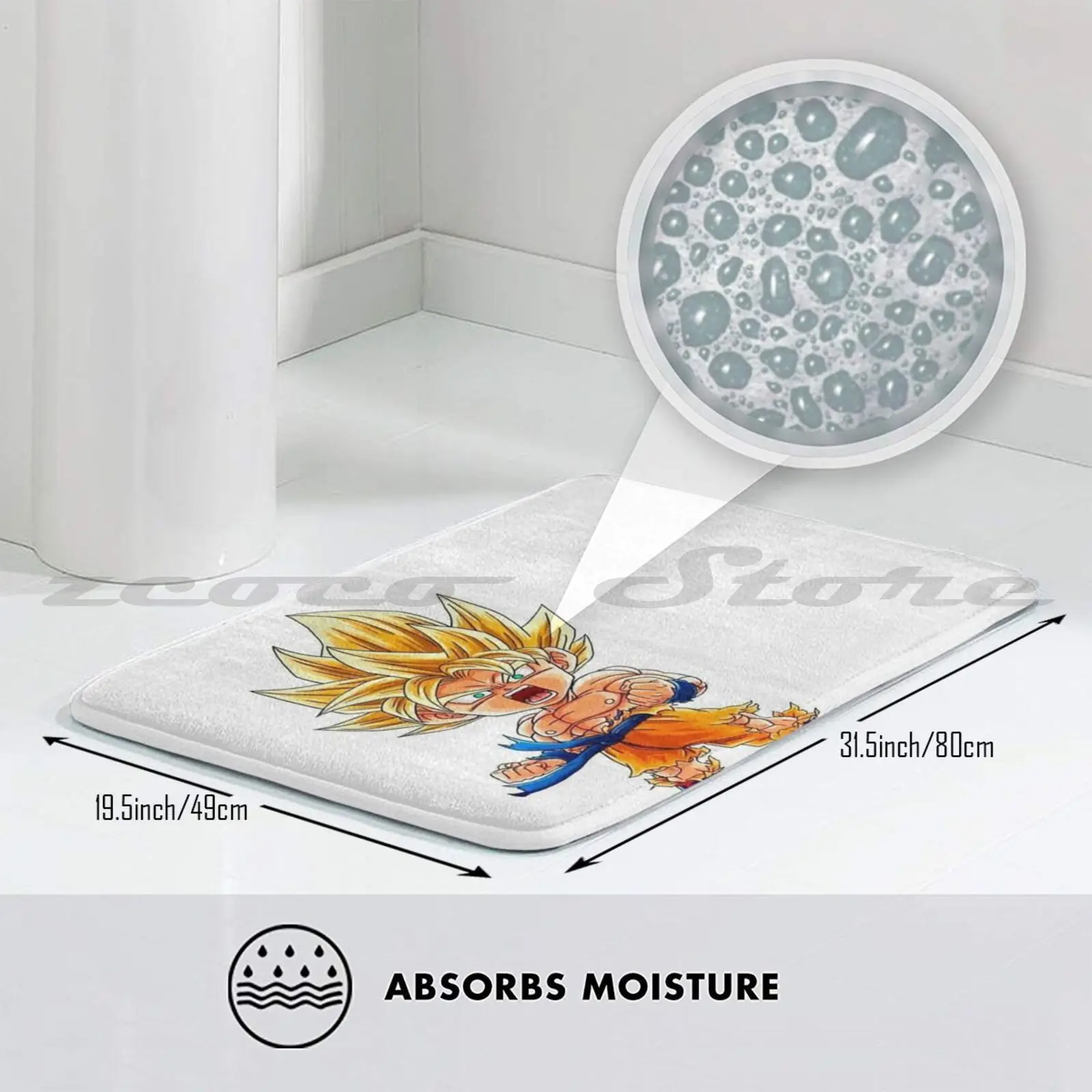 Мягкий Нескользящий Коврик с аниме Чиби драконом коврик подушка Аниме игра манга