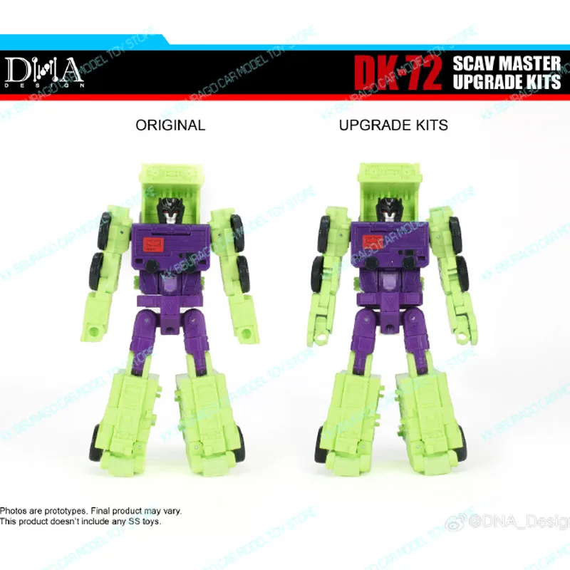 Фото [В наличии] Наборы для модернизации DNA DK72 Dk-72 для фигурки SS86 Movie Transformation Scan Master с эксклюзивным бонусом №5