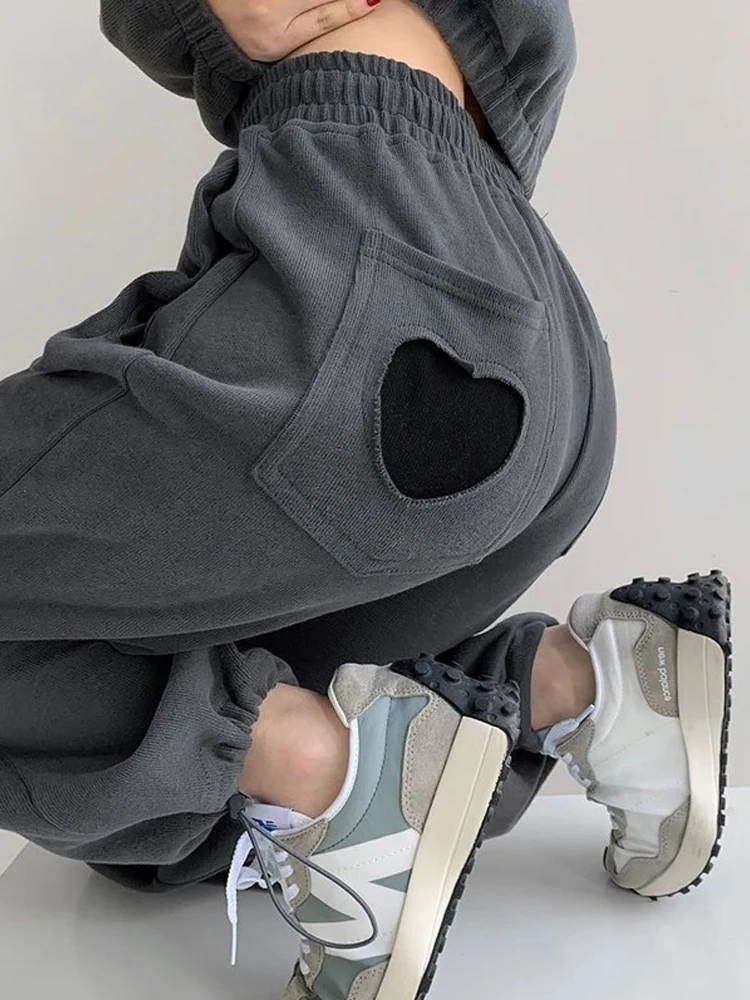 

HOUZHOU Harajuku Joggers Sports Pants Women Korean Fashion Cotton Jogging Sweatpants Spring 2021 Tracksuit Casual Trousers