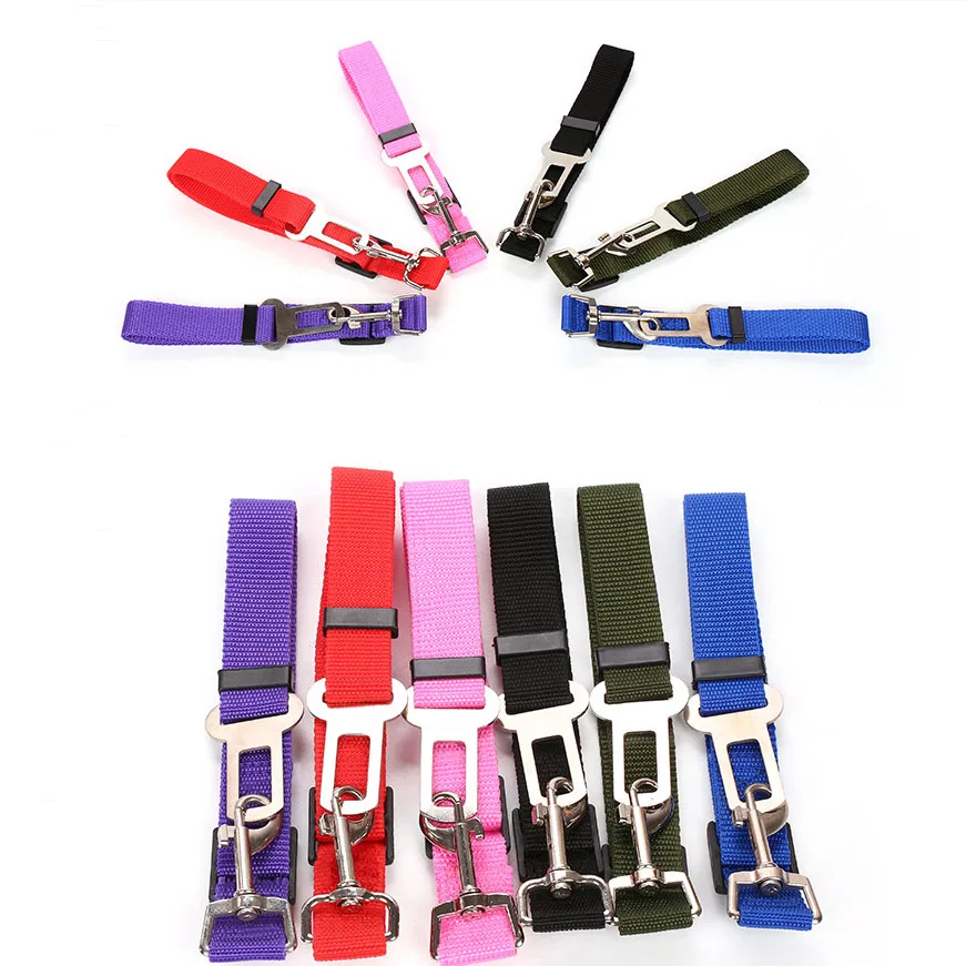 

Выдвижной Автомобильный Ремень безопасности для домашних животных, веревка для безопасности автомобиля для собак, регулируемый поводок дл...