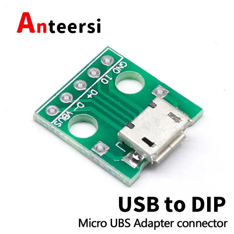 

10 шт., адаптер MICRO USB Для DIP-адаптера
