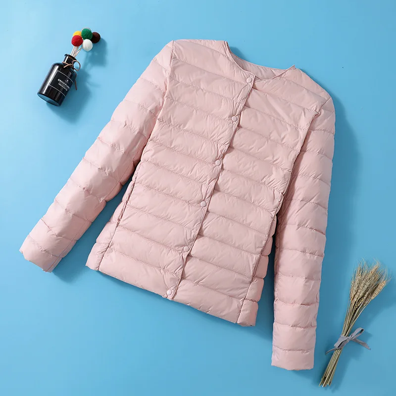 

Женский тонкий пуховик с длинным рукавом, приталенный пуховик на белом утином пуху, теплая верхняя одежда, осень-зима 2022