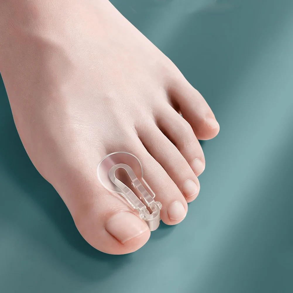 1 Pair Toe Separator Hallux Valgus Bunion Corrector Orthotics Feet Bone Thumb Adjuster Correction Pedicure Sock Straightener
