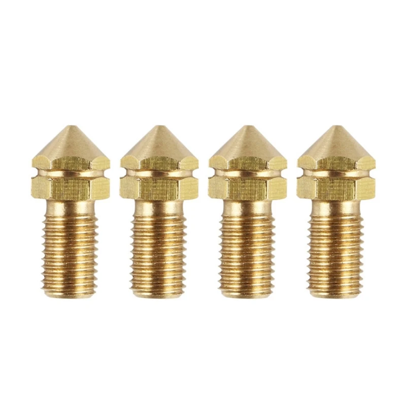 

3D Printer Nozzle 0.4mm Brass Nozzle Extruder Print Head for 3mm Filament Ultimaker3 Printer 4Pcs/set