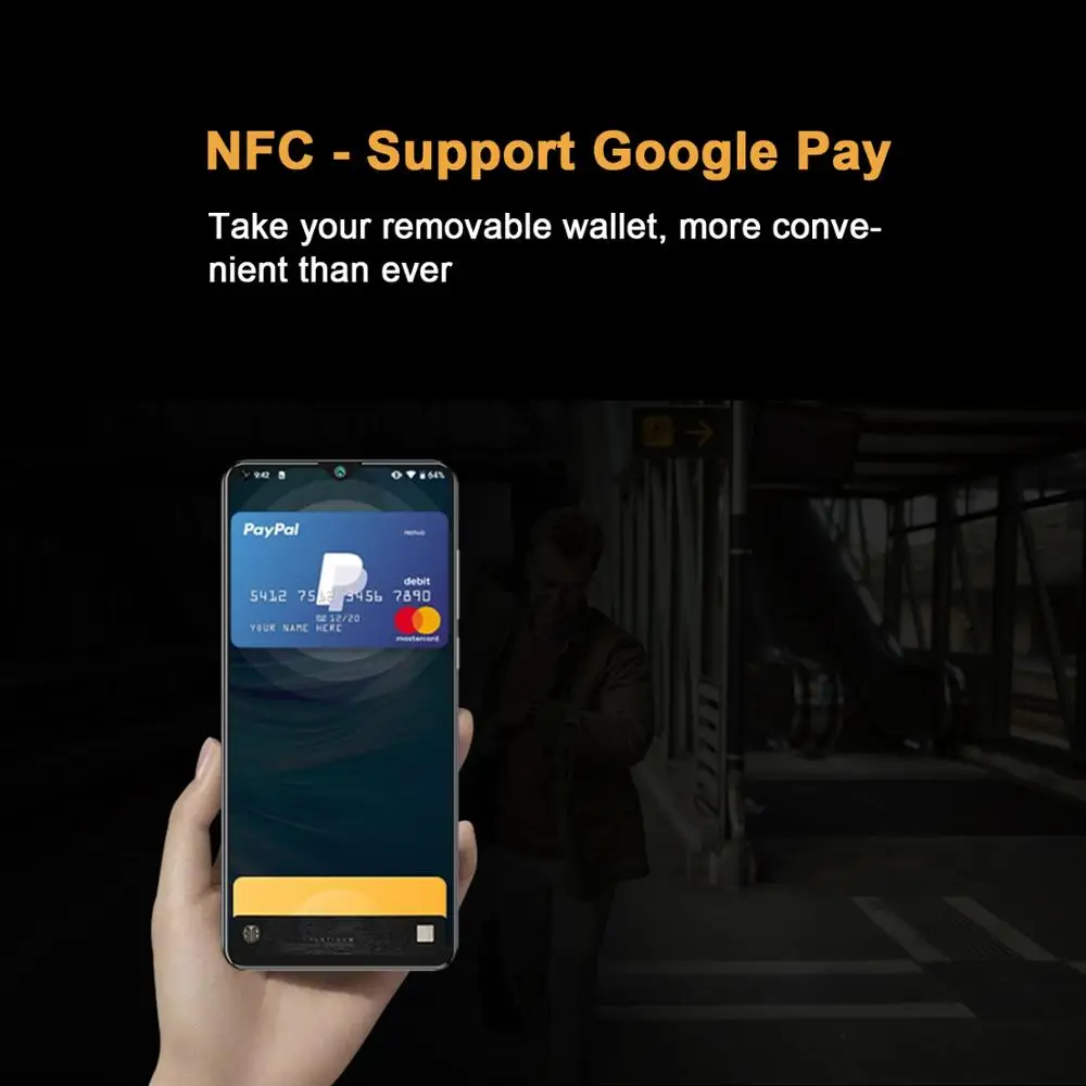 Original Cubot Note 20 NFC 3GB RAM 64GB ROM Smartphone 6.5'' HD+ Display  Android 10 Dual SIM 4G LTE Face ID