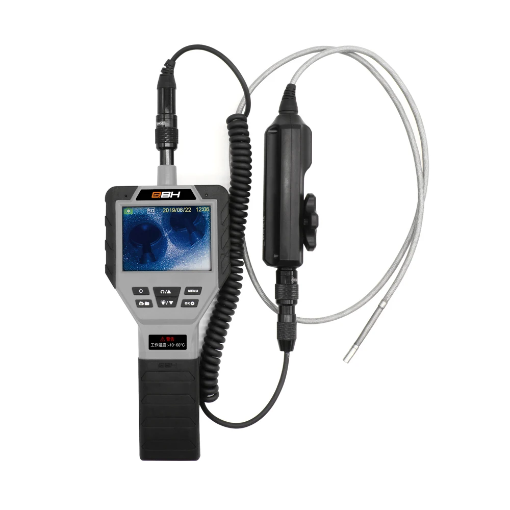 

borescope endoscope 2 way articulation turbocharger tool mega pixel diagnostic inspection camera