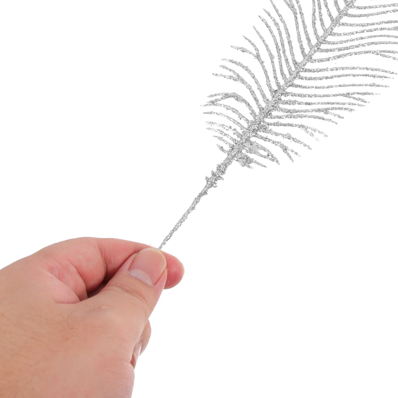 10 шт. золотой порошок лезвие блестящие искусственные листья Рождество для вазы