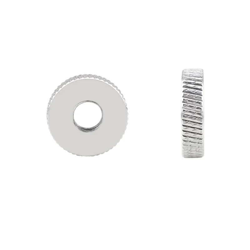 1/2 шт. плоская гайка с накаткой M3 M4 M5 M6 M8 M10 красочные тонкие плоские ручные гайки из алюминиевого сплава