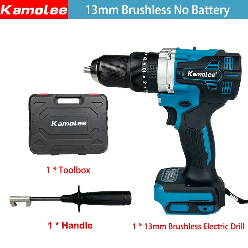 

Kamolee беcщёточная ударная дрель 13 мм / 10 мм