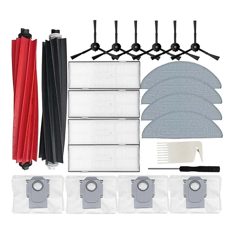

Replacement Parts Accessories Kit For Roborock S8 / S8+ / S8 Pro / G20 Robot Vacuum