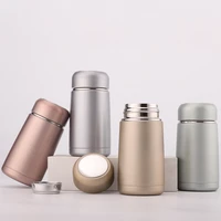 350ml stainless steel travel thermos drink water bottle mini cute solid color coffee cup vacuum flasks thermos cups mugs 2022