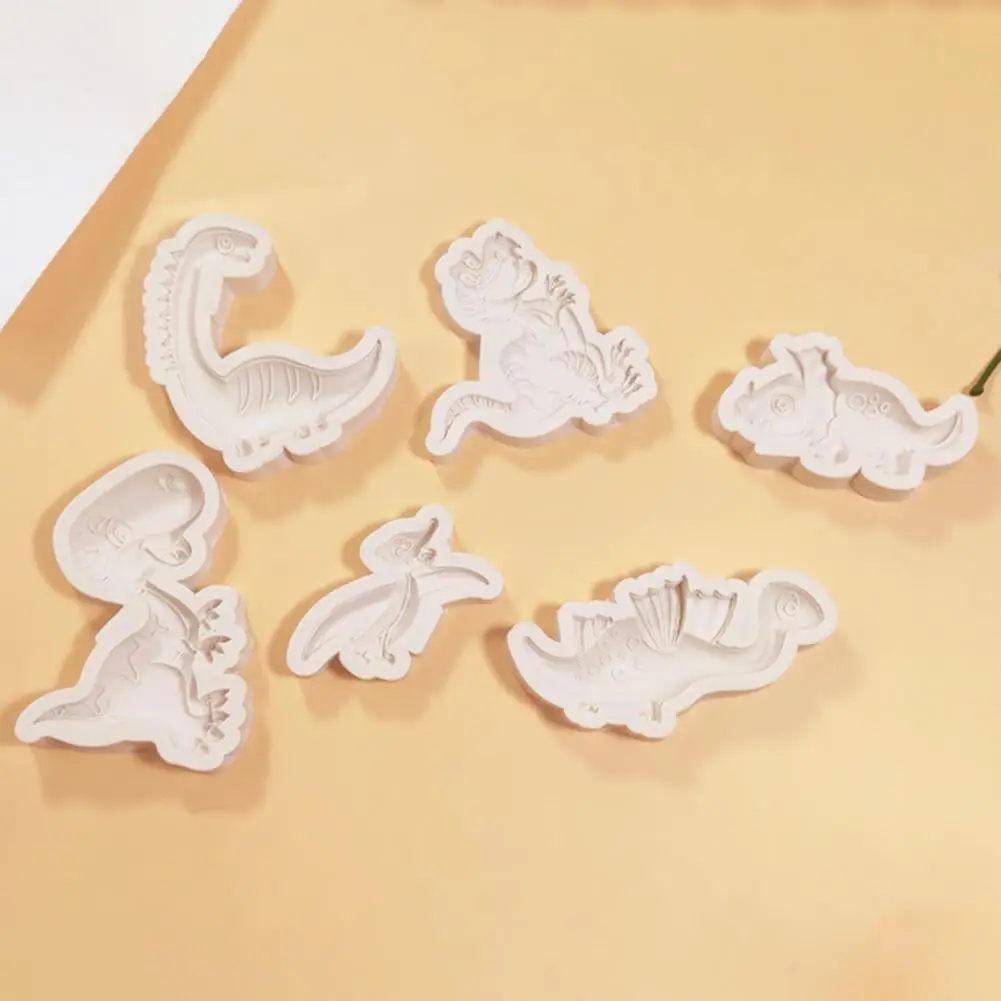 

Chocolate Mould Silicone Fondant Mold Sturdy Durable Useful Dinosaur Ice Cake Chocolate Mould Decoration