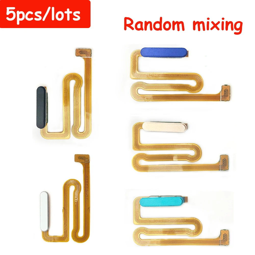 

5Pcs New Power Switch ON OFF Home Button Side Key Flex Cable No Fingerprint Touch ID For Samsung Galaxy A12 A125 M12S M127