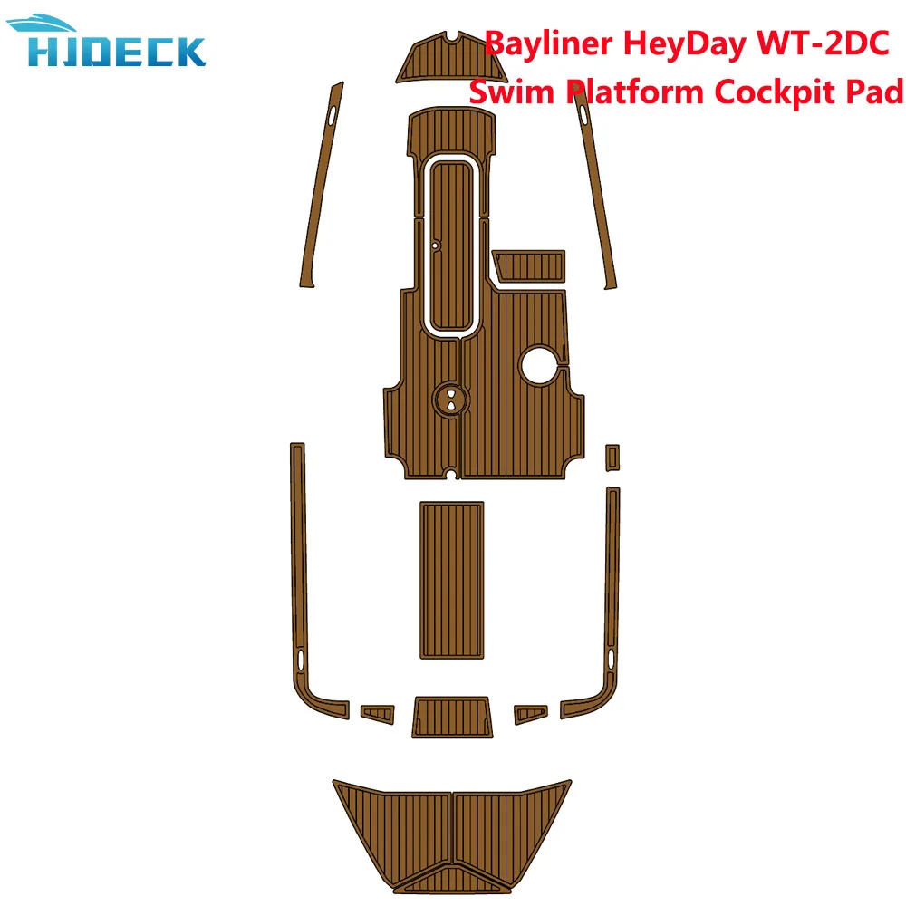 Комплект морской палубы для Bayliner HeyDay WT-2DC платформа плавания коврик кабины лодка