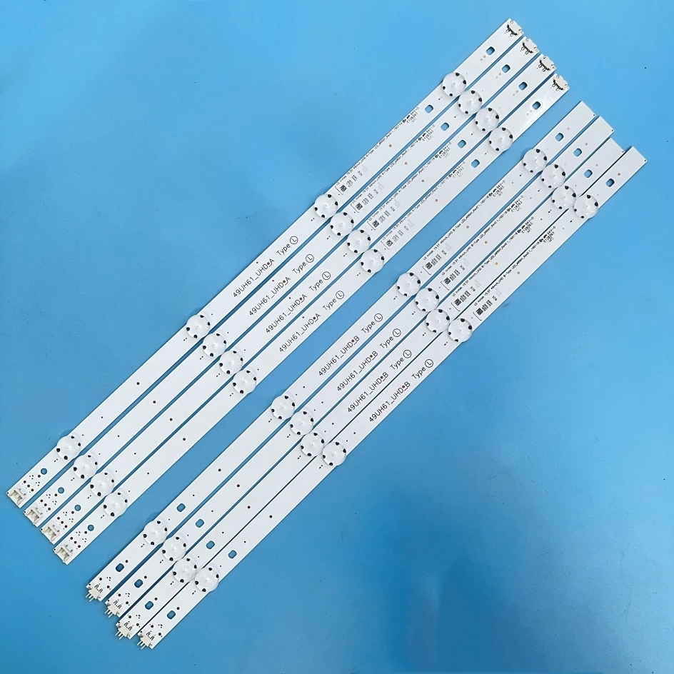 8 шт./комплект, фотовспышка для L.G 49UH610V 49UH603V 49UH601V 49UH620V 49UH6100 49UH61_UHD_A B светодиодный