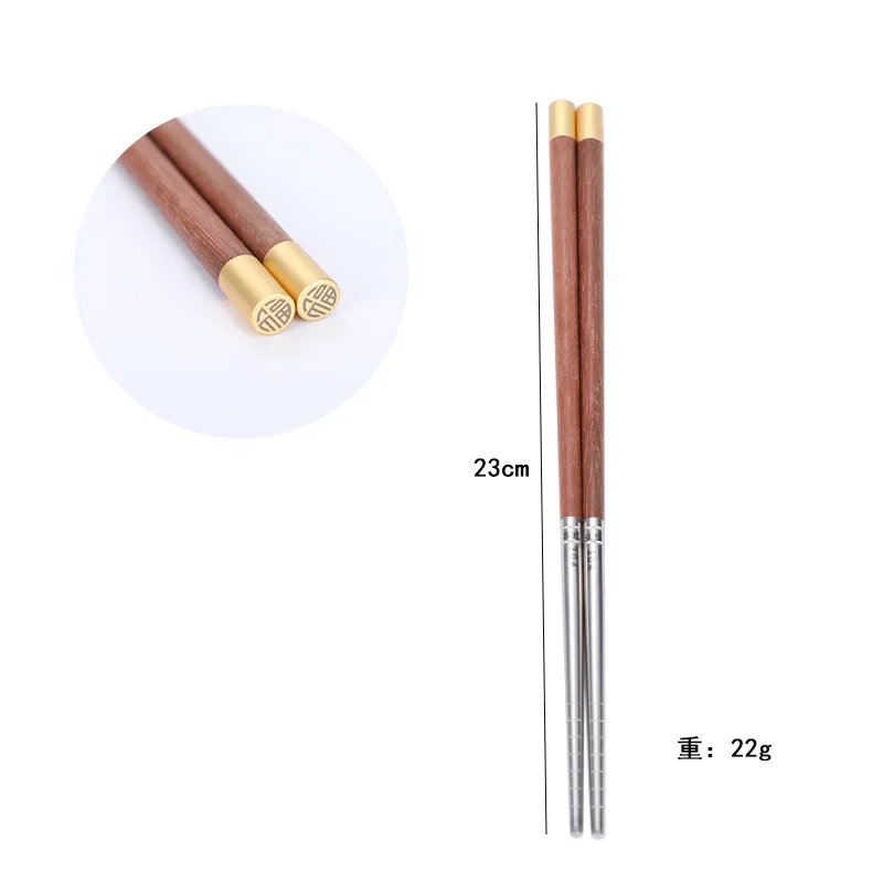 Золотые металлические палочки для еды