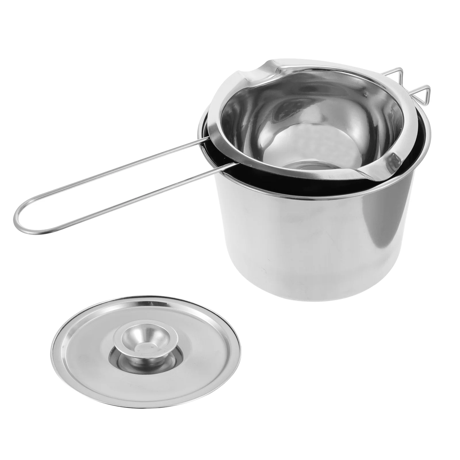 

Pot Melting Boiler Double Chocolate Butter Steel Stainless Cheese Candy Fondue Pots Warmerdessert Steamer Bowlsmall Pan Diy Wax