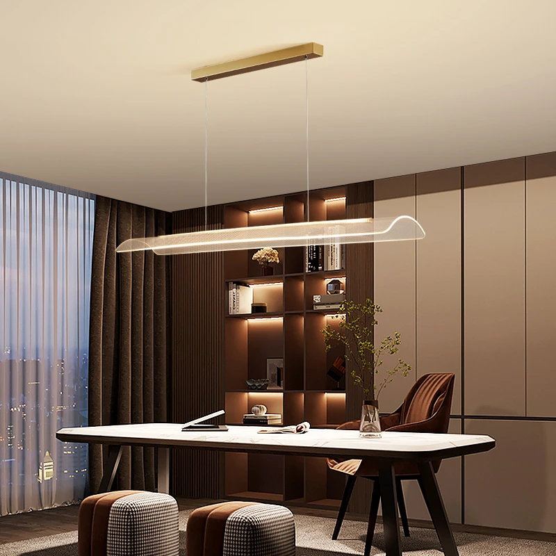 

Современные светодиодные люстры с затемнением, потолочные светильники для гостиной, офиса, кабинета, дизайнерские светильники для освещения чайной комнаты