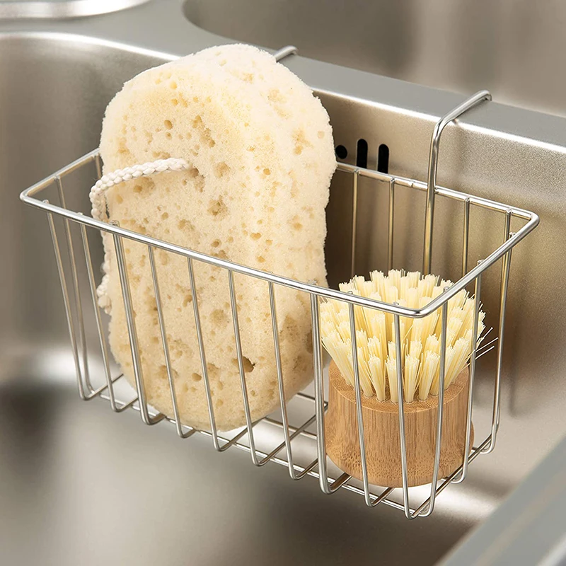 

Kitchen Sink Drain Basket Stainless Steel Telescopic Used For Drainage Pipe Rack Bracket Practical Kitchen Drying Rack