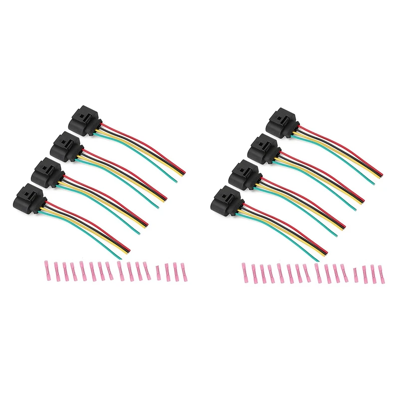 

8 Pack Ignition Coil Connector Plug Harness For Passat A4 1.8T, 2.0T, 2.5L, 3.2L, 4.2L Ignition Coil Harness
