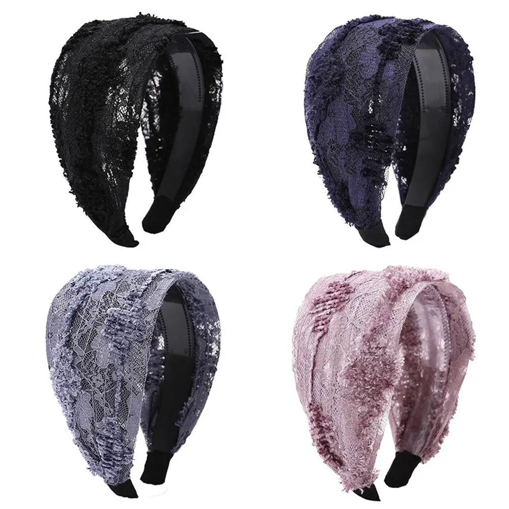 

Retro Vintage Summer Cloth Gift Headwear Korean Style Hair Hoop Female Hair Hoop Wide Edge Headband Headdress