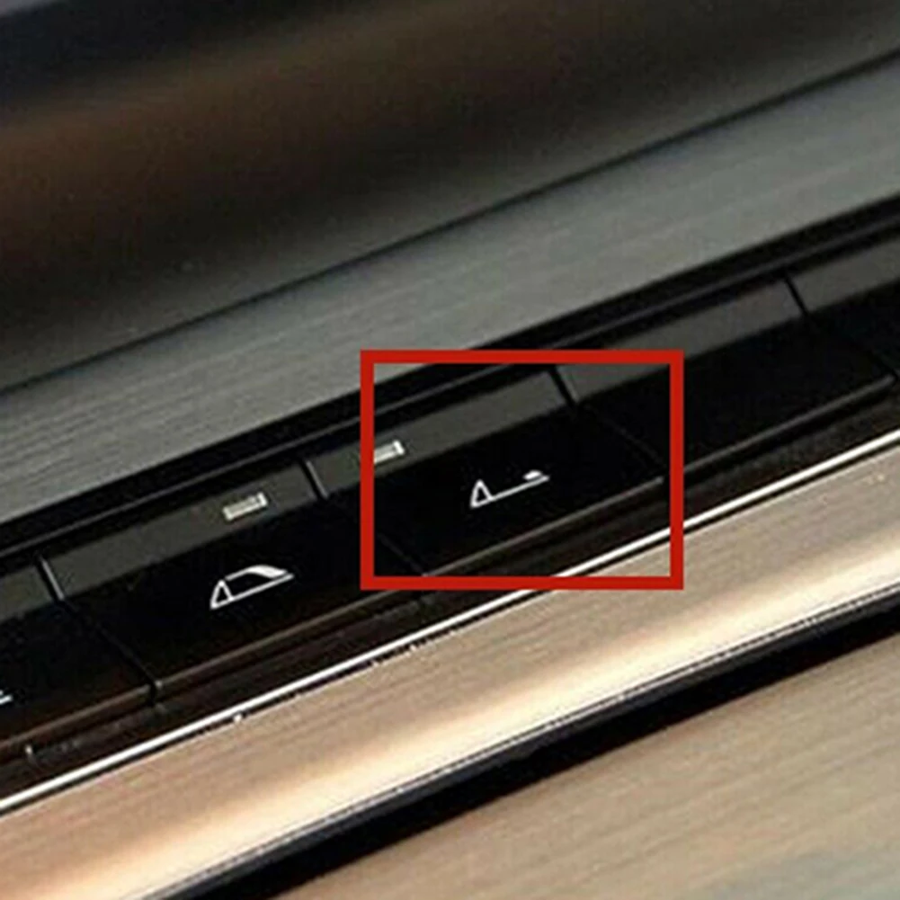 

Brand New Switch Button Cover Car ABS Button Cover Direct Replacement Easy Installation For BMW Left-hand Drive
