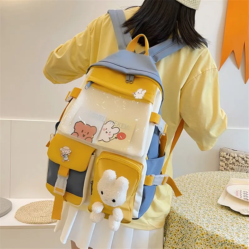 

Школьный ранец для девочек начальной школы, новинка 2023, ученики старшей школы, учеников младшей и старшей школы, милый японский рюкзак для девочек, bolsa