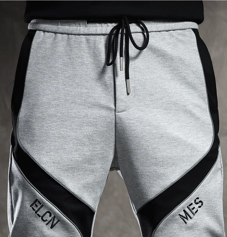 Спортивные брюки мужские модные брендовые повседневные штаны свободные